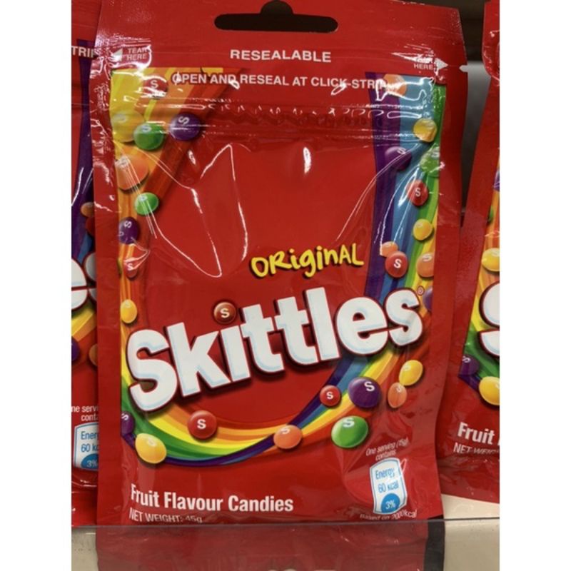 Skittles Original Fruits Candy Pack 45g Shopee Philippines