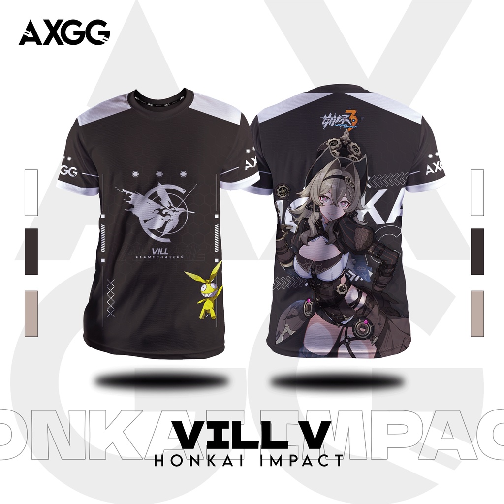 AXGG Honkai Impact V2 Vill V Gaming Shirt Shopee Philippines