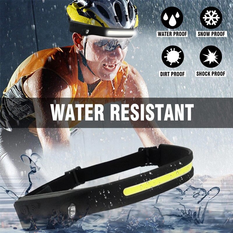 5808 induction strong light charging super bright bicycle riding light ...