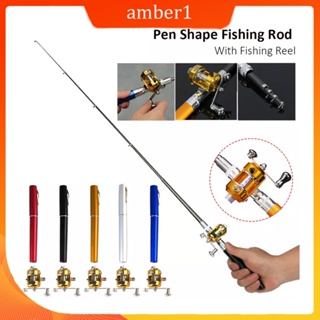 Mini Portable Pocket Fish Pen Aluminum Alloy Fishing Rod Pole