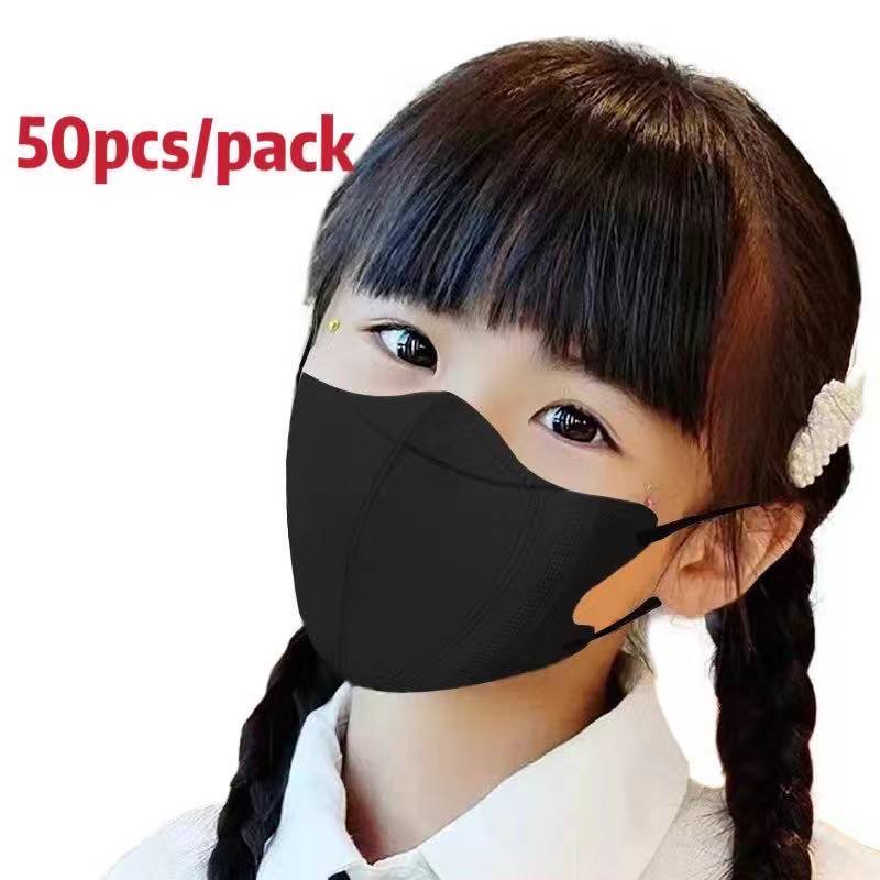 50pcs Kids 3D Korea Design Face Mask Kids Shopee Philippines