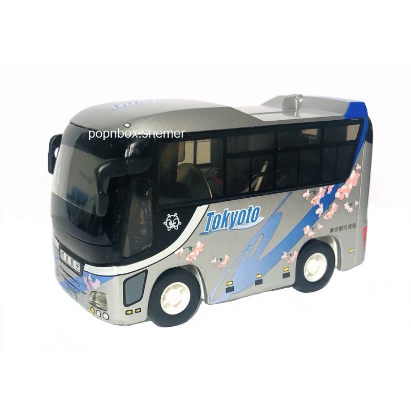 Tokyoto Metropolitan Toei Sightseeing Bus Plastic Model with Clock ...