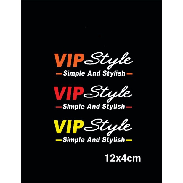 Vip Style motorbike sticker, viral cutting sticker | Shopee Philippines
