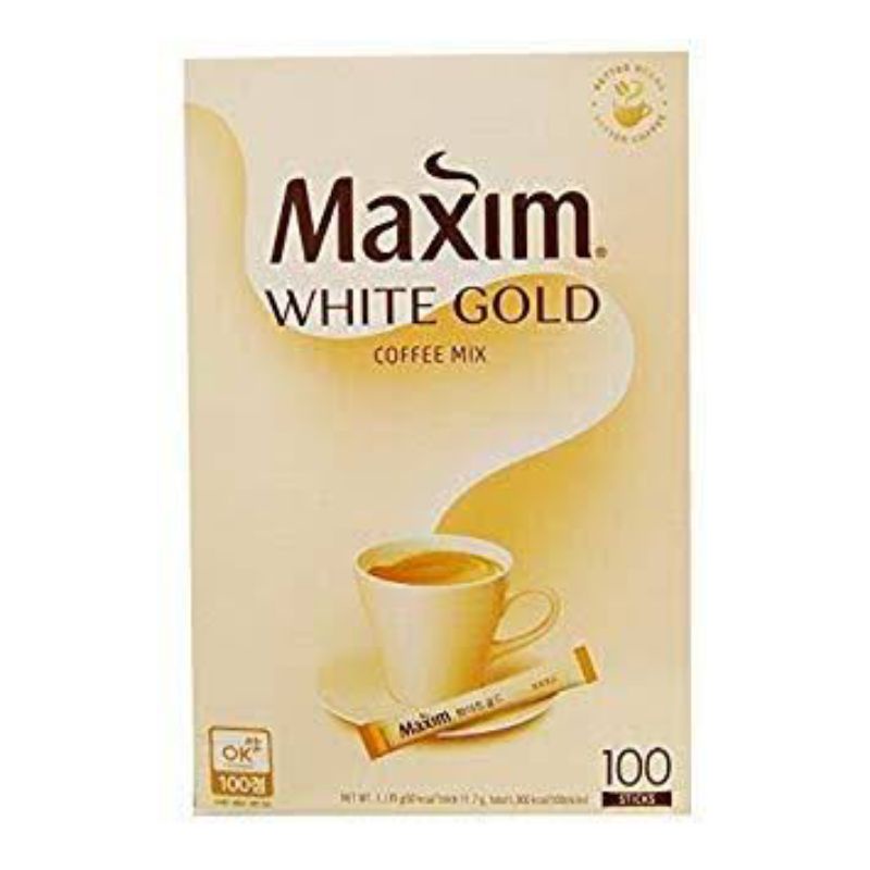 Maxim White Gold Box (Korean Maxim White Gold 100sticks) | Shopee ...