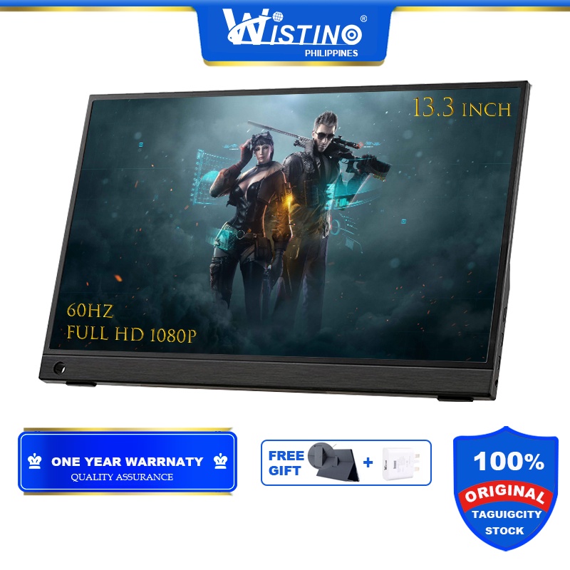 [Local Develiry ] Wistino 13.3 inch no touch Game Screen Thin Type c ...