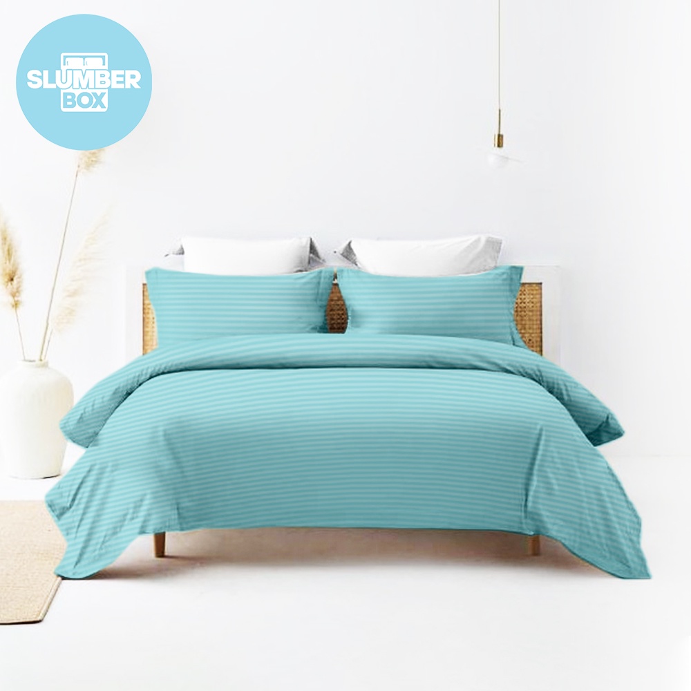Slumber Box 4in1 Beddings Bed Sheet Home Bedsheet Set (2 Pillowcase