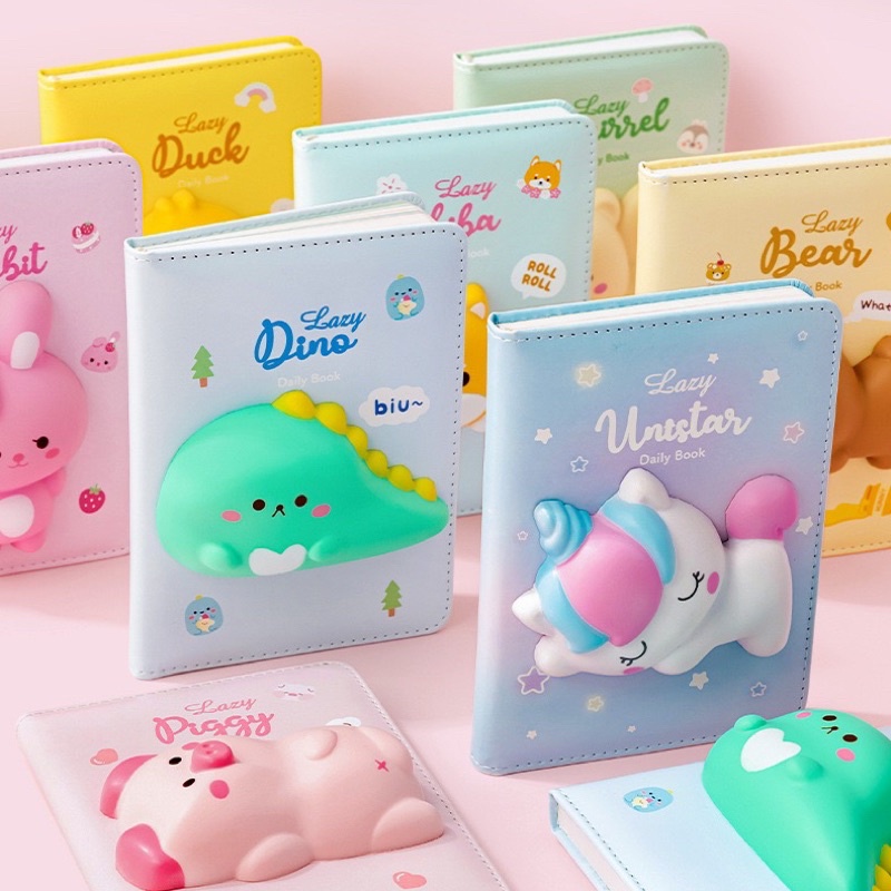 3d Squishy Notebook Cute Squishy Diary Book Small Size Shopee