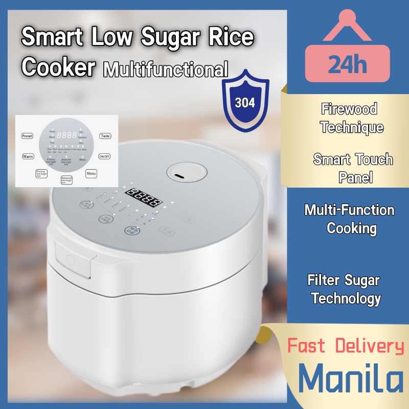 Smart Desugar Low Sugar Healthy LCD Touch Panel Rice Cooker Anti