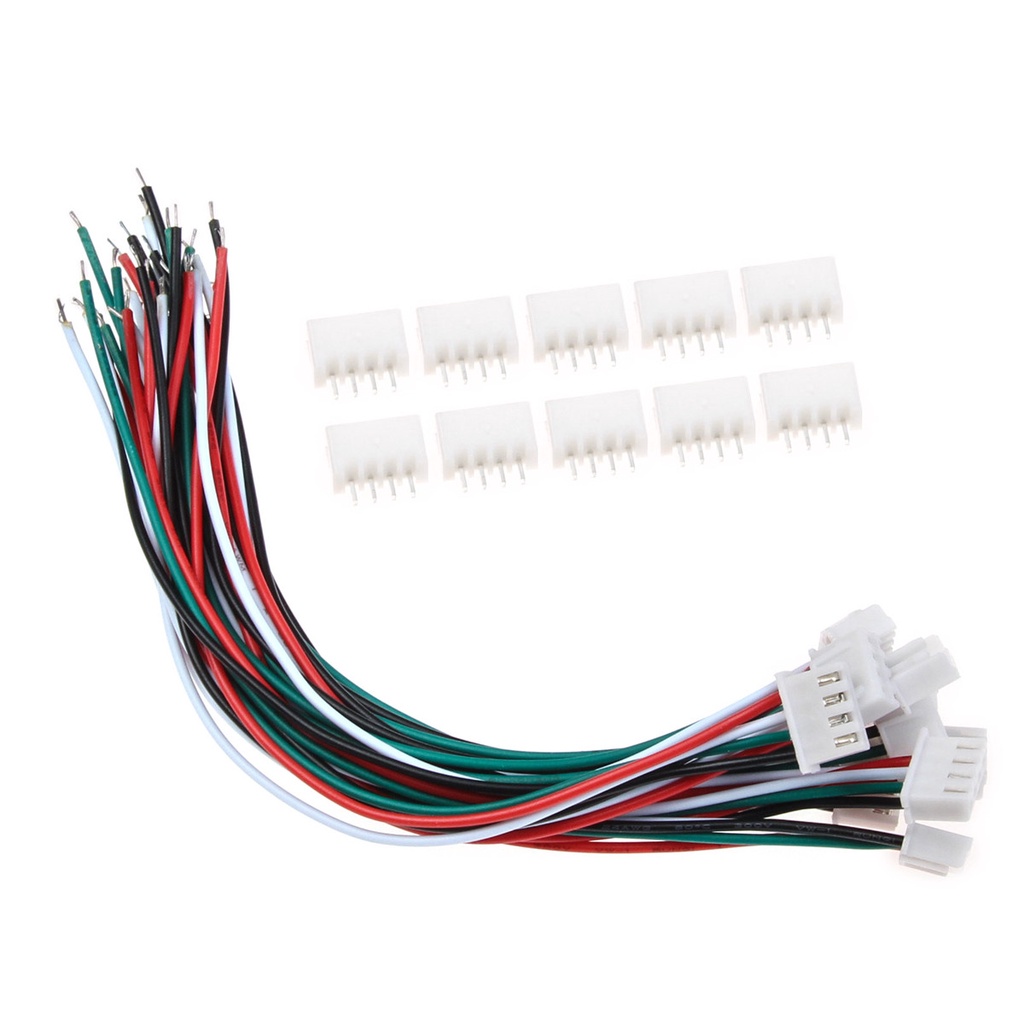 ♝10 Set 4 Pin Connector Plug Mini Micro Wire Cable Pin Connectors JST