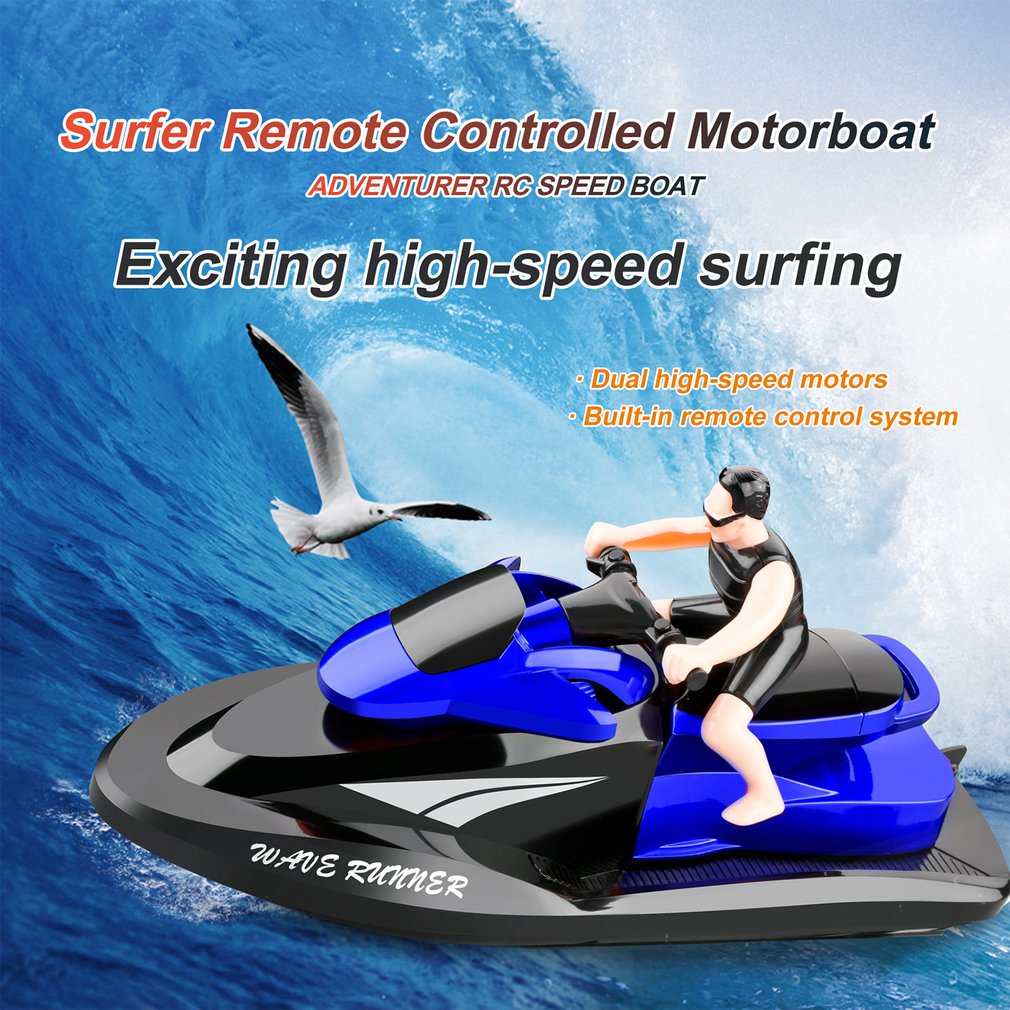 2.4g Rc Boat Remote Control Motorboat Water Speedboat Yacht Airship Rc