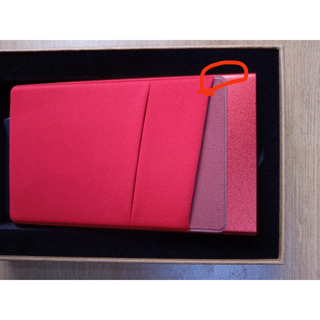Dnac Smart Wallet Card Holder RFID Card Wallet - RED - DEFECT | Shopee ...