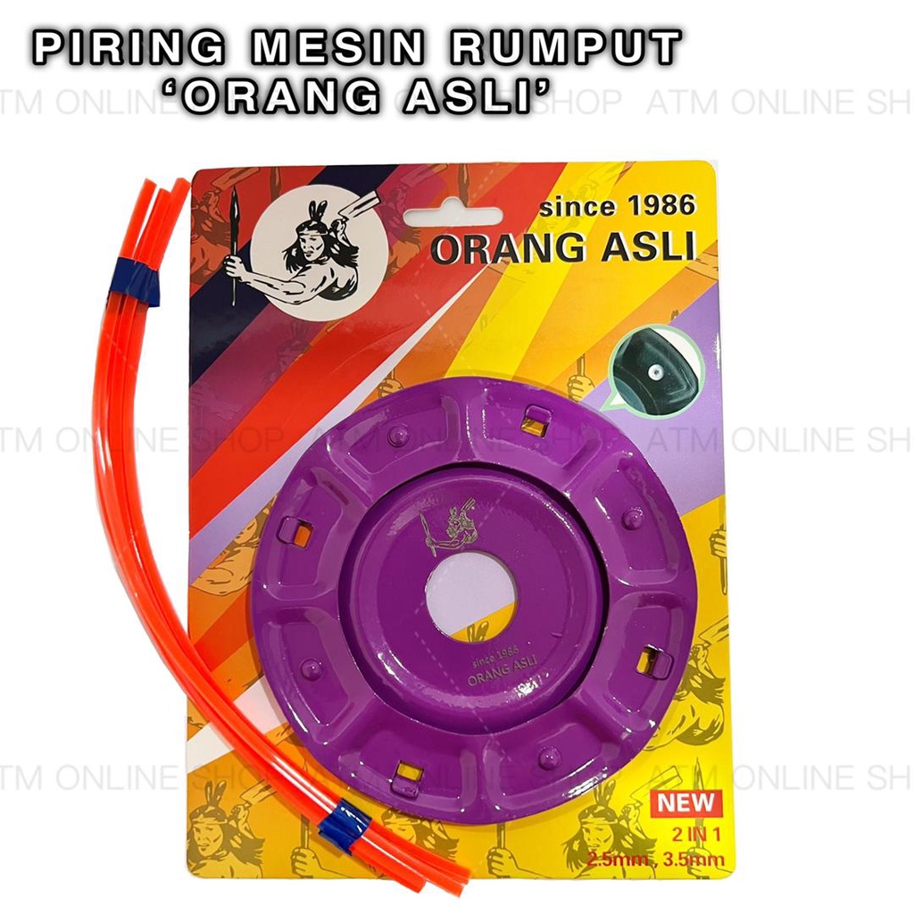 ORANG Piring Mesin Rumput 2in1/ Grass Trimmer Cutting Disc / Nylon