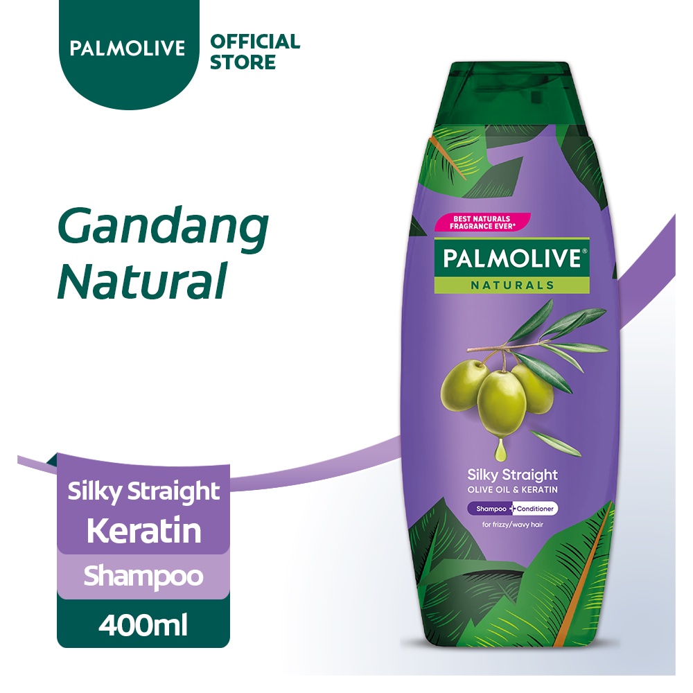 Palmolive Naturals Silky Straight Shampoo with Olive Oil & Keratin for
