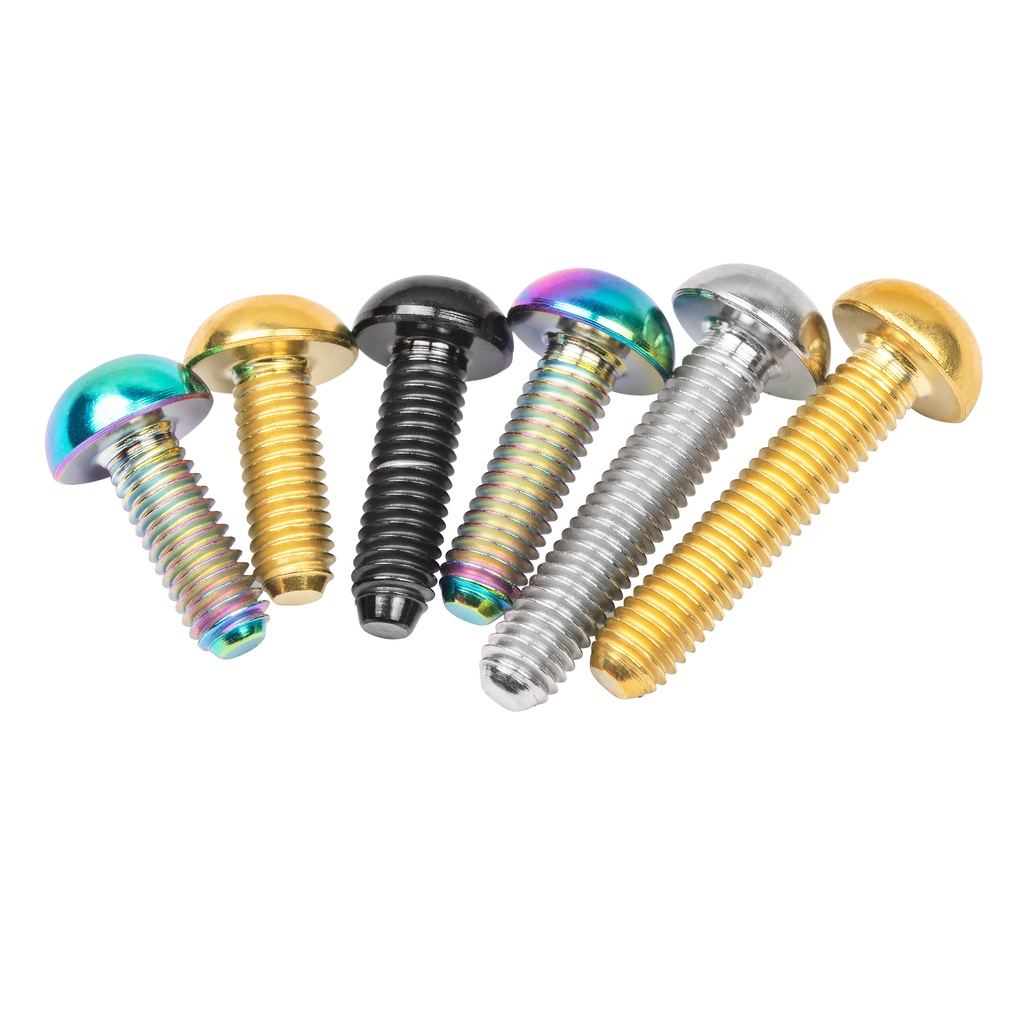 Wanyifa Titanium Bolt M3 Semi Round Head Hex Screw for Model RC Car DIY ...