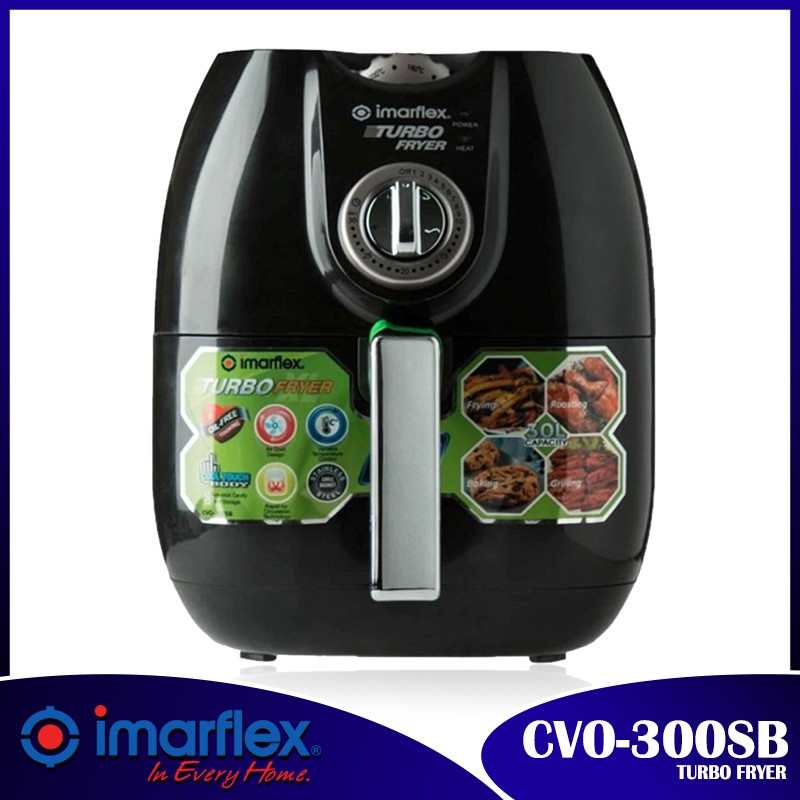 Imarflex CVO300SB Turbo Fryer 3L (Black) Shopee Philippines