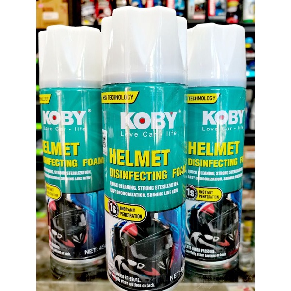 KOBY disinfecting foam for helmet | Shopee Philippines