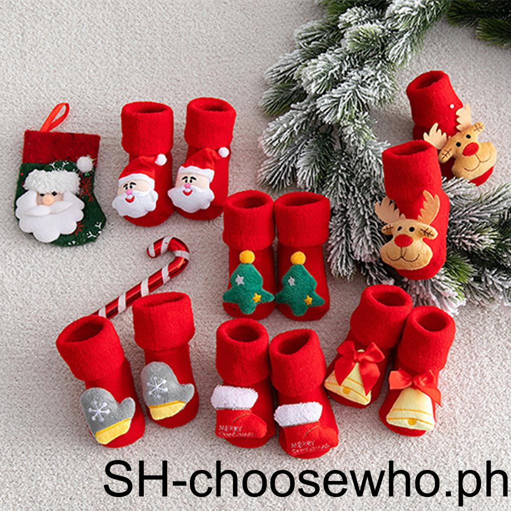 Christmas Baby Socks Party Children Newborn Antiskid Sock Comfortable