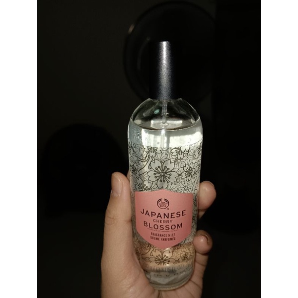 THE BODY SHOP JAPANESE CHERRY BLOSSOM FRAGRANCE MIST 100ML Shopee