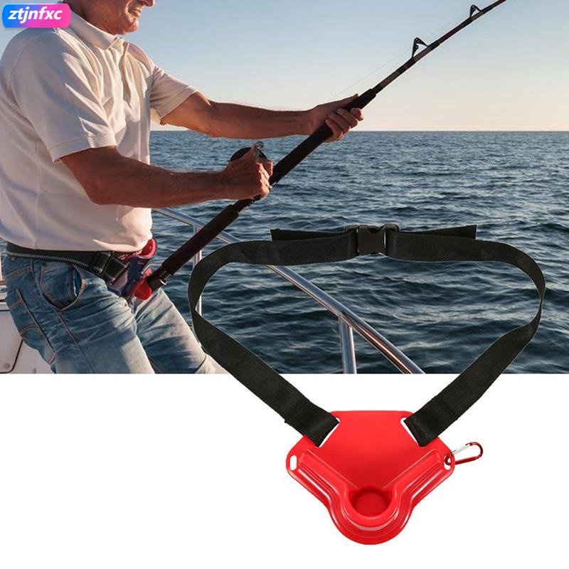 Cintura Da Combattimento Per Pesca Con Portacanna Regolabile: Robusta E Leggera, Perfetta Per Pesca In Barca E Su Roccia. (Rossaa) - 5