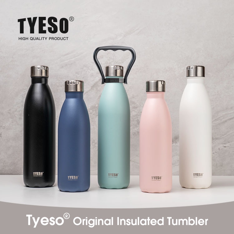 Original Tyeso Vacuum Insulated Tumbler Hot And Cold Thermoflask
