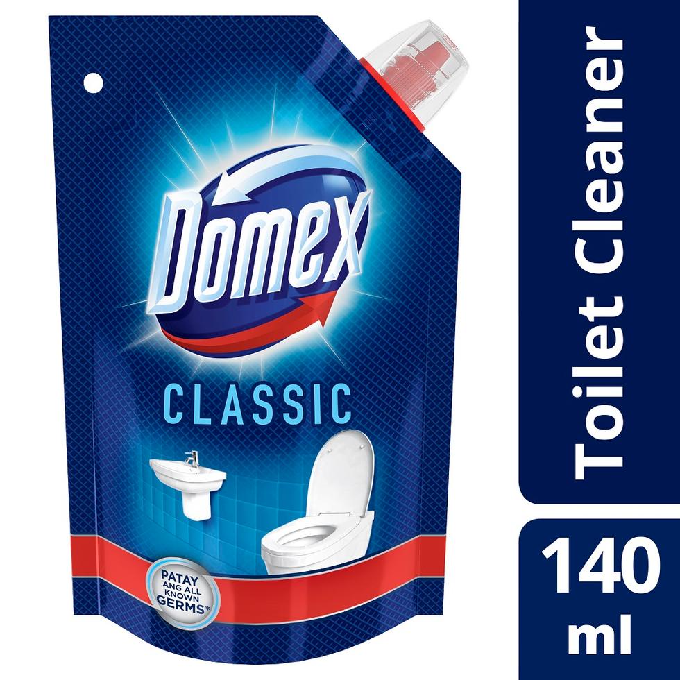 Domex Ultra Thick Bleach Toilet Cleaner Classic Pouch 140ml | Shopee ...
