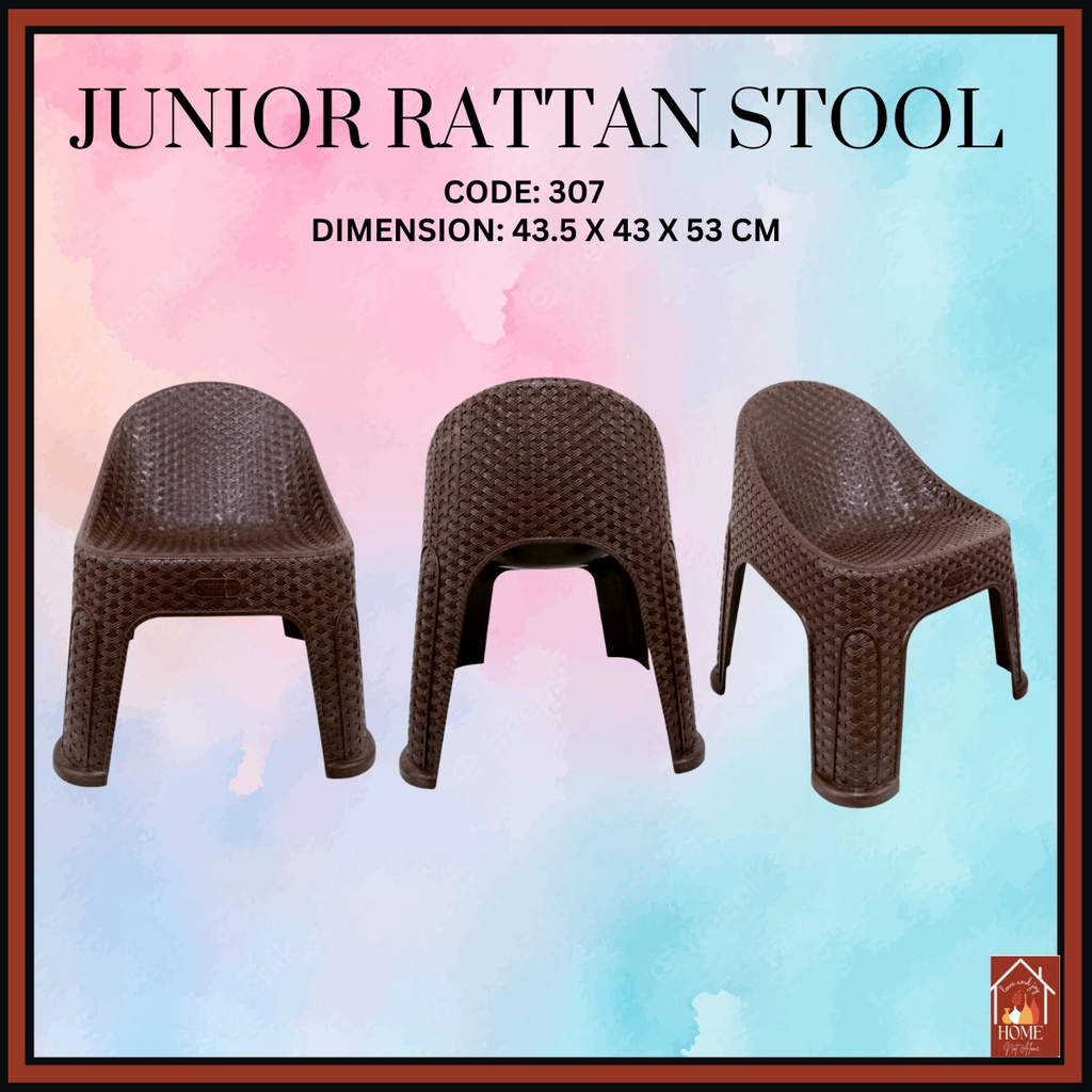 JUNIOR RATTAN STOOL/BROWN RATTAN STOOL | Shopee Philippines