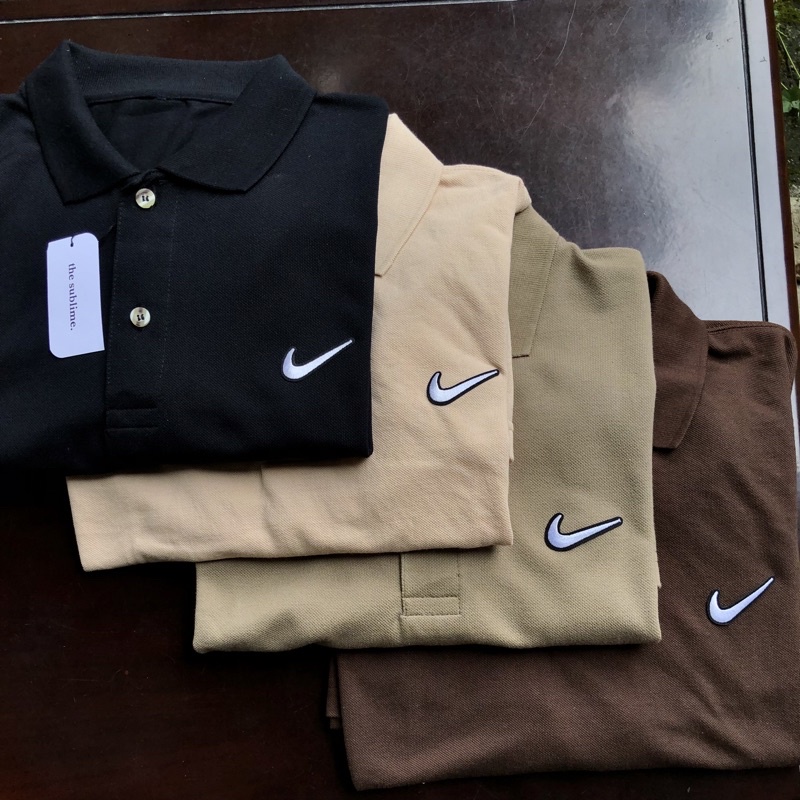 Nike swoosh hot sale polo