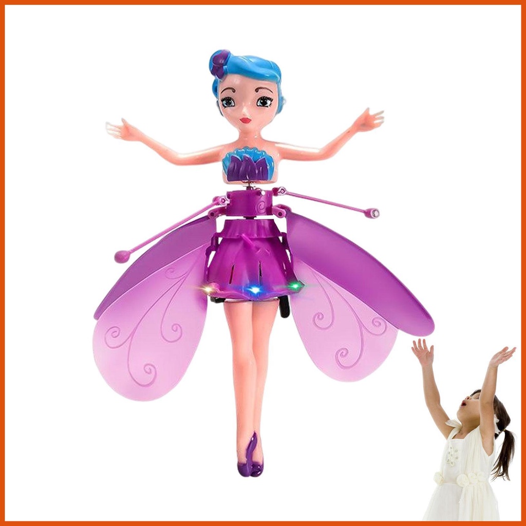 Sky Dancer Flying Princess Doll Infrared Induction Control Toys Magic ...