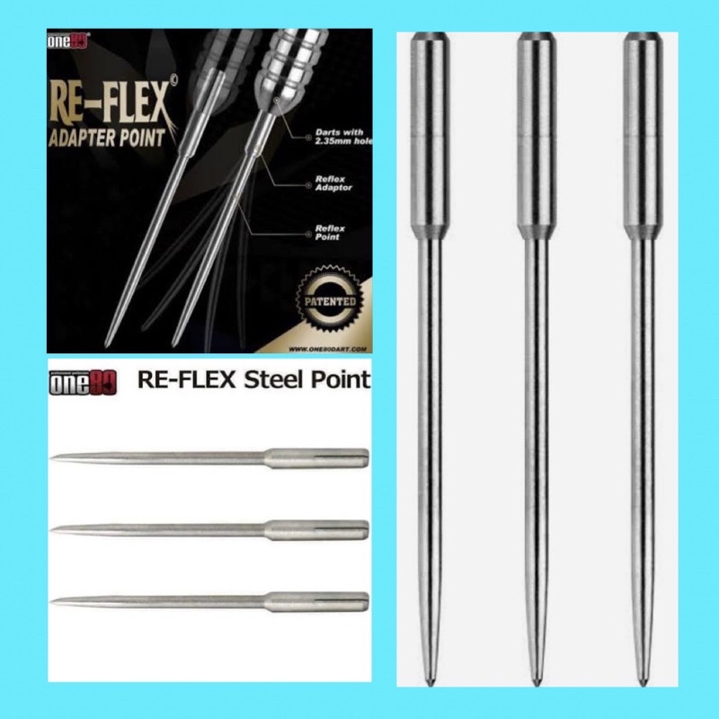 One80 Reflex Adapter Dart Pointssteel tip(3pcs) Shopee Philippines