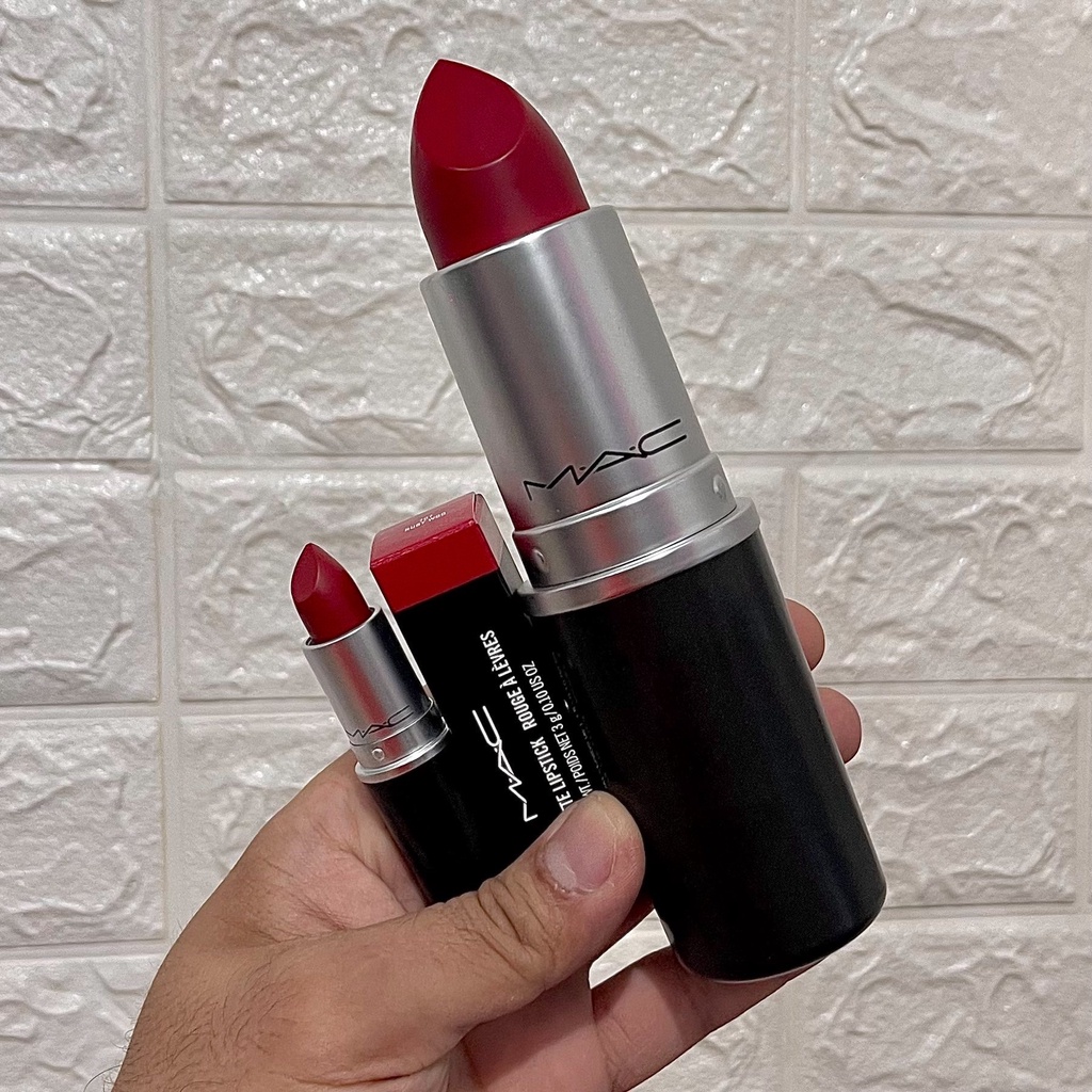 Mac ruby woo + brush holder Shopee Philippines