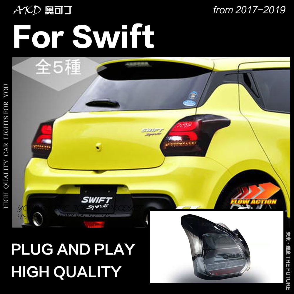 AKD Car Styling for Suzuki Swift Tail Light 2017-2019 Swift Sport LED ...