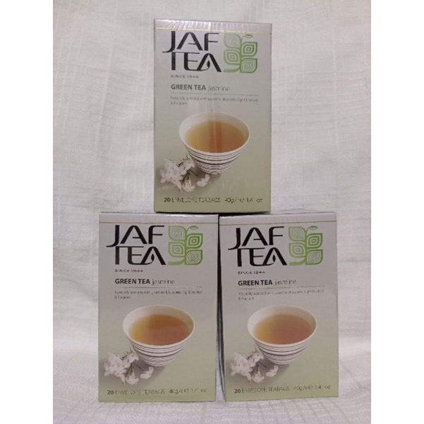 Jaf Tea Green Tea Jasmine Flavor 20 teabags Shopee Philippines