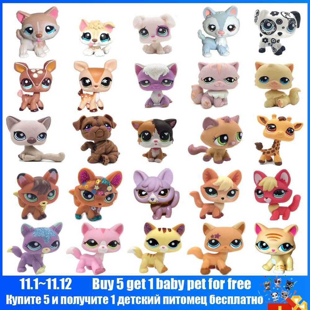 LPS CAT Littlest pet shop toys standing short hair cat original