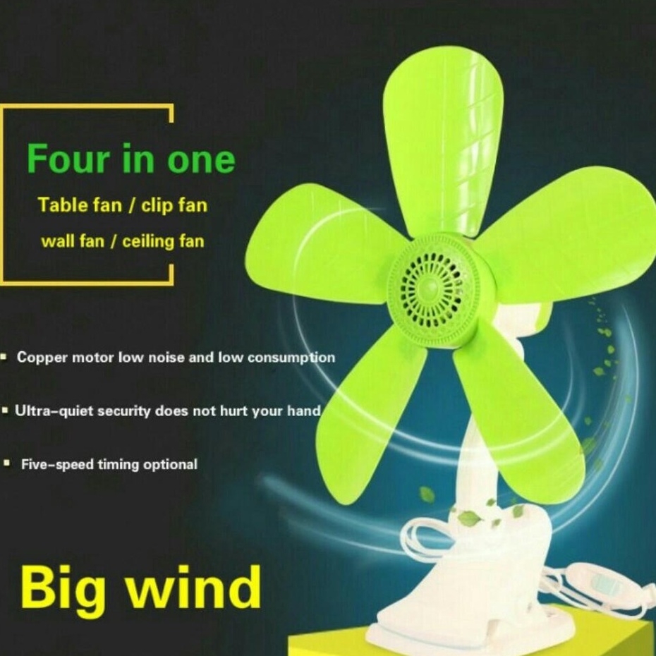 ZH Mini Clip fan 5 Blades fan Mini Electricfan Portable Table Clip Fan
