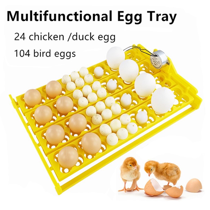 24/32 Egg Incubator Turn Tray Multifunction Incubation Equipment Farm