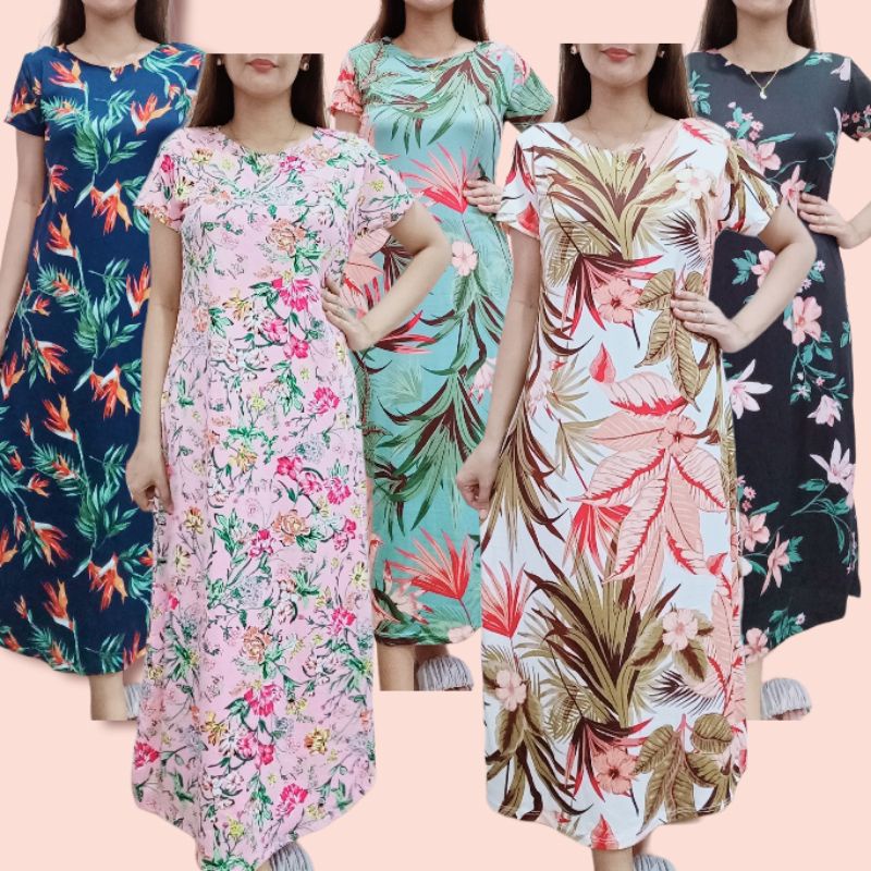 Nova Long Maxi Dress (Cotton Spandex Fabric) | Shopee Philippines