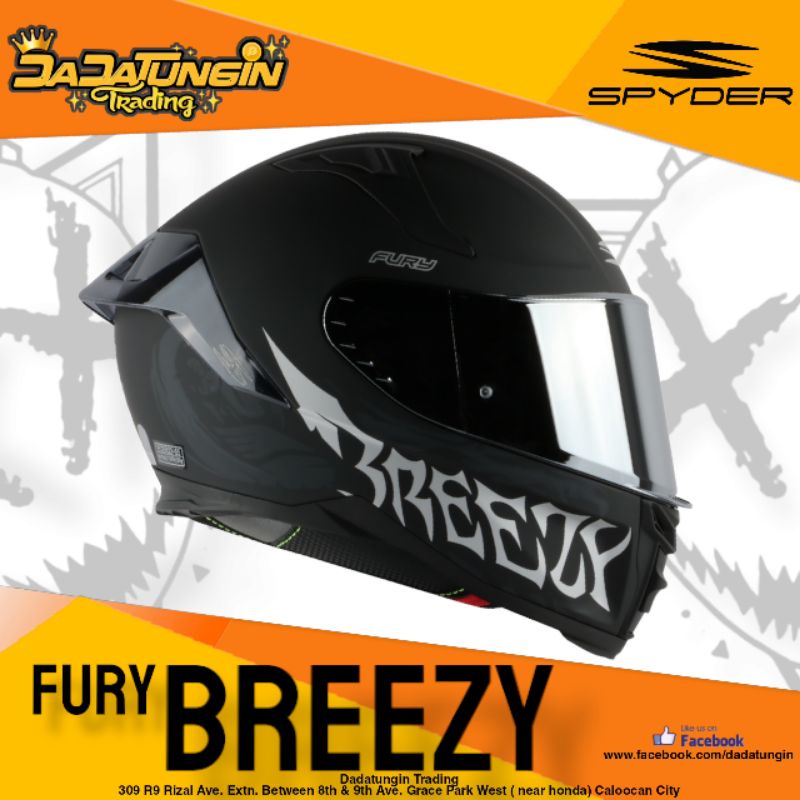 SPY Fury Breezy Dual Visor Helmet | Shopee Philippines