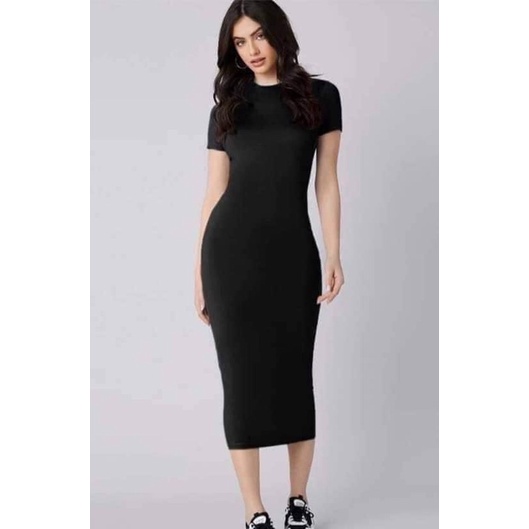 Bodycon dress 2024 below knee