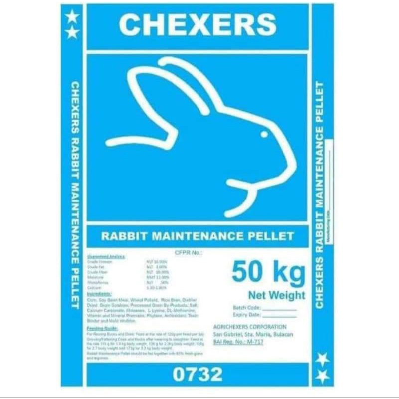 rabbit feeds chexers rabbit pellet(also for guinea pig, hamster, mice
