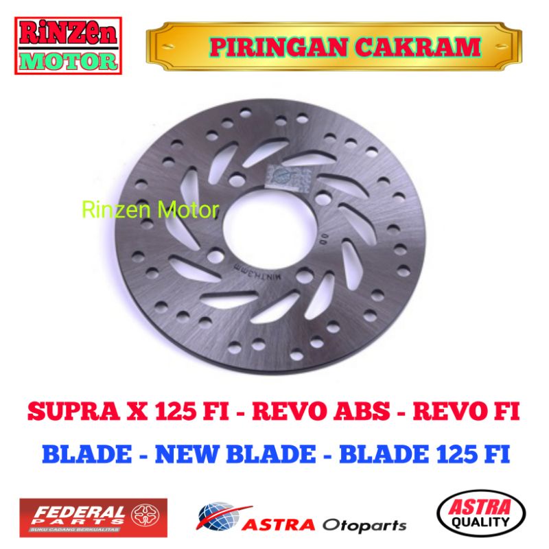Disc Plate Supra X 125 Fi, Revo Absolute, Revo Fi, Blade Federal Parts ...
