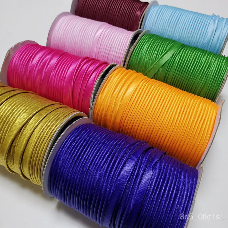 10mm Bias Piping Edging Tape Cord Sewing Binding Ribbons Rope Sheet ...