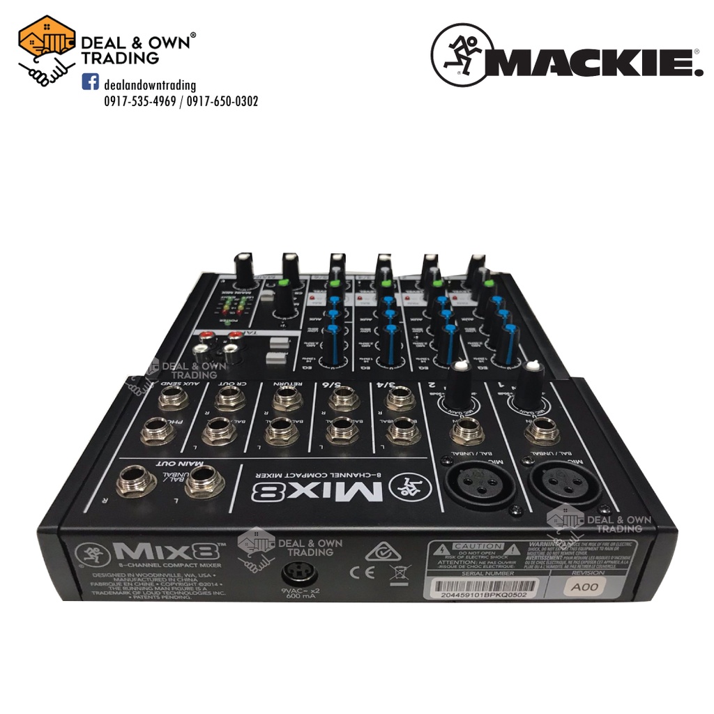 Mackie Mix8 8-channel Compact Mixer | Shopee Philippines