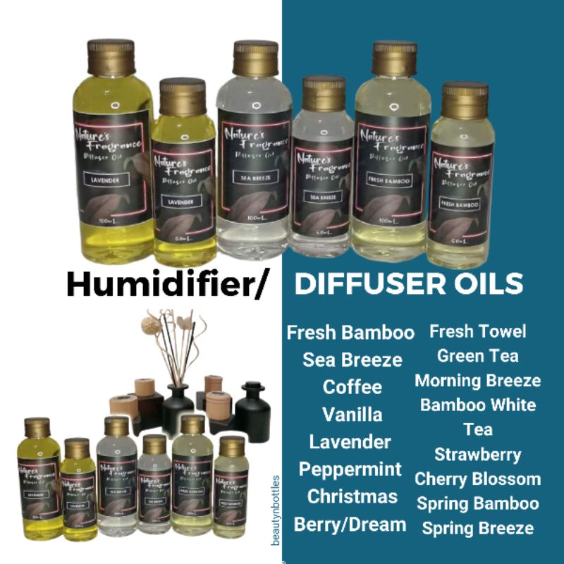 Diffuser / Humidifier Oils Ready-to-Use (water-soluble) | Shopee ...