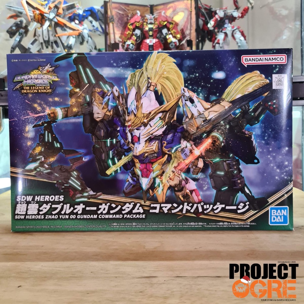 SDW HEROES ZHAO YUN 00 GUNDAM COMMAND PACKAGE – Modèle GUNPLA Japonais, 2 En 1, Sans Colle