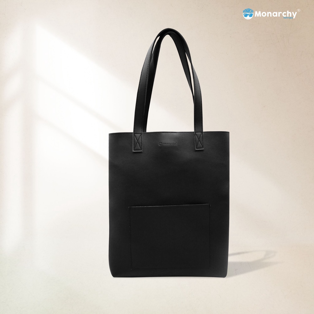 Monarchy Confidence Vegan Leather Tote Bag | Minimalist | for Men and ...