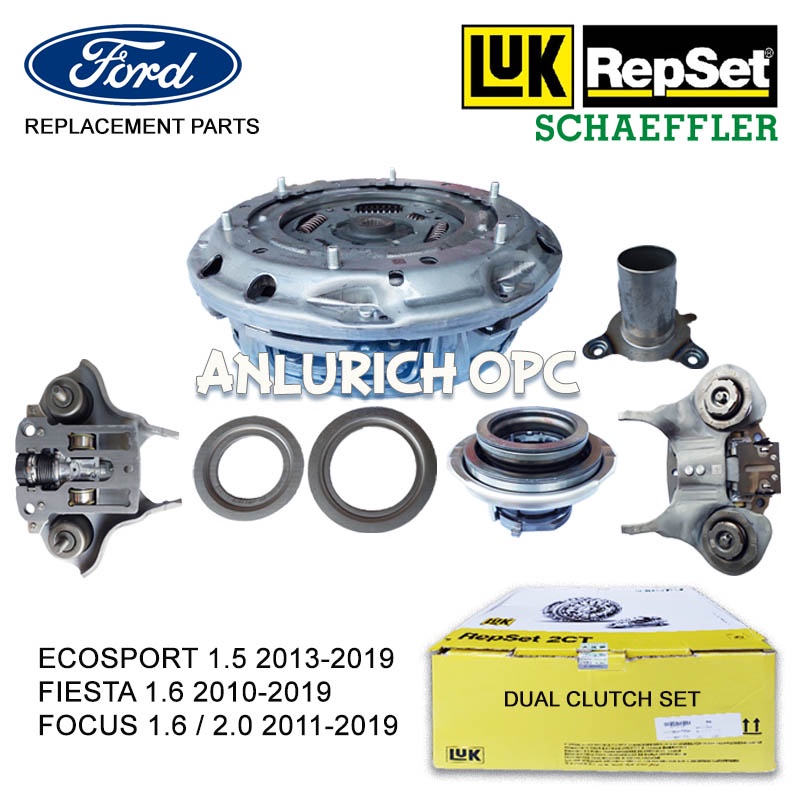 LUK Dual Clutch Set for Ford Ecosport 1.5 Fiesta 1.6 Focus 1.6 / 2.0 ...