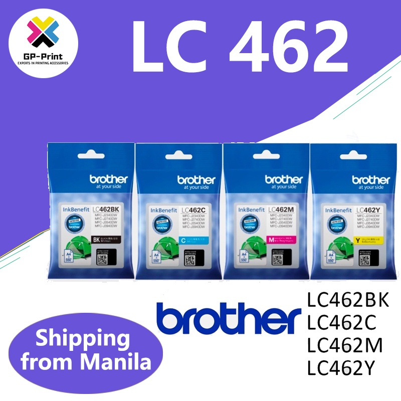 Brother Original LC 462 LC462XL Ink Cartridge For Printer MFC-J2340DW ...