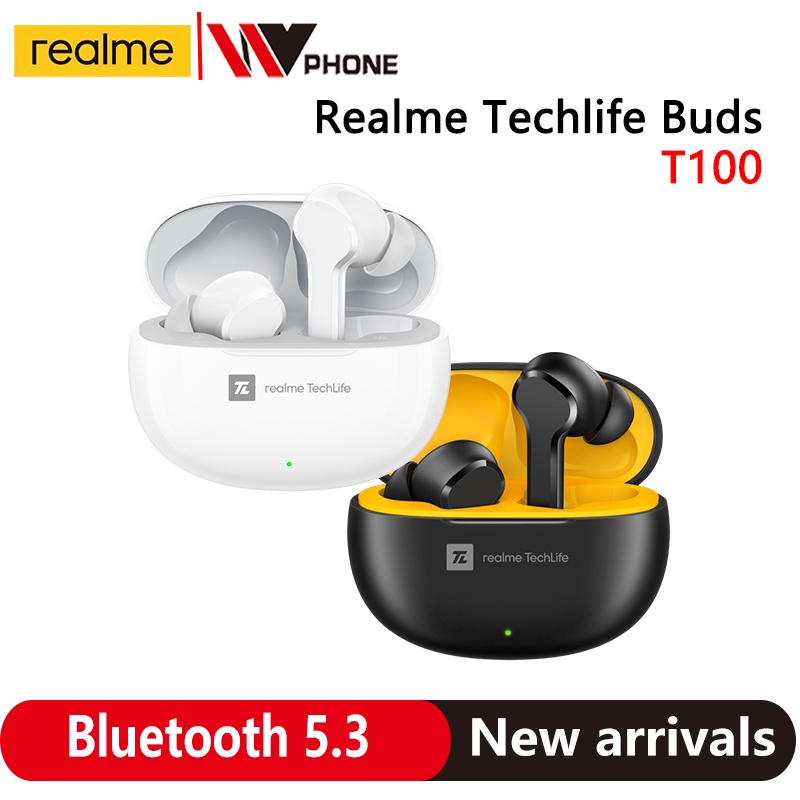 Realme Techlife Buds T100 Bluetooth 5.3 Ai Enc Ture Wireless Headphones