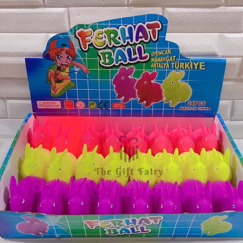 Ferhat ball Light Up Puffer Monkey Ball Toy Flashing Lightup Sensory