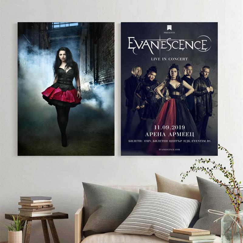 Evanescence Band Canvas Art Poster and Wall Art Picture Print Modern ...
